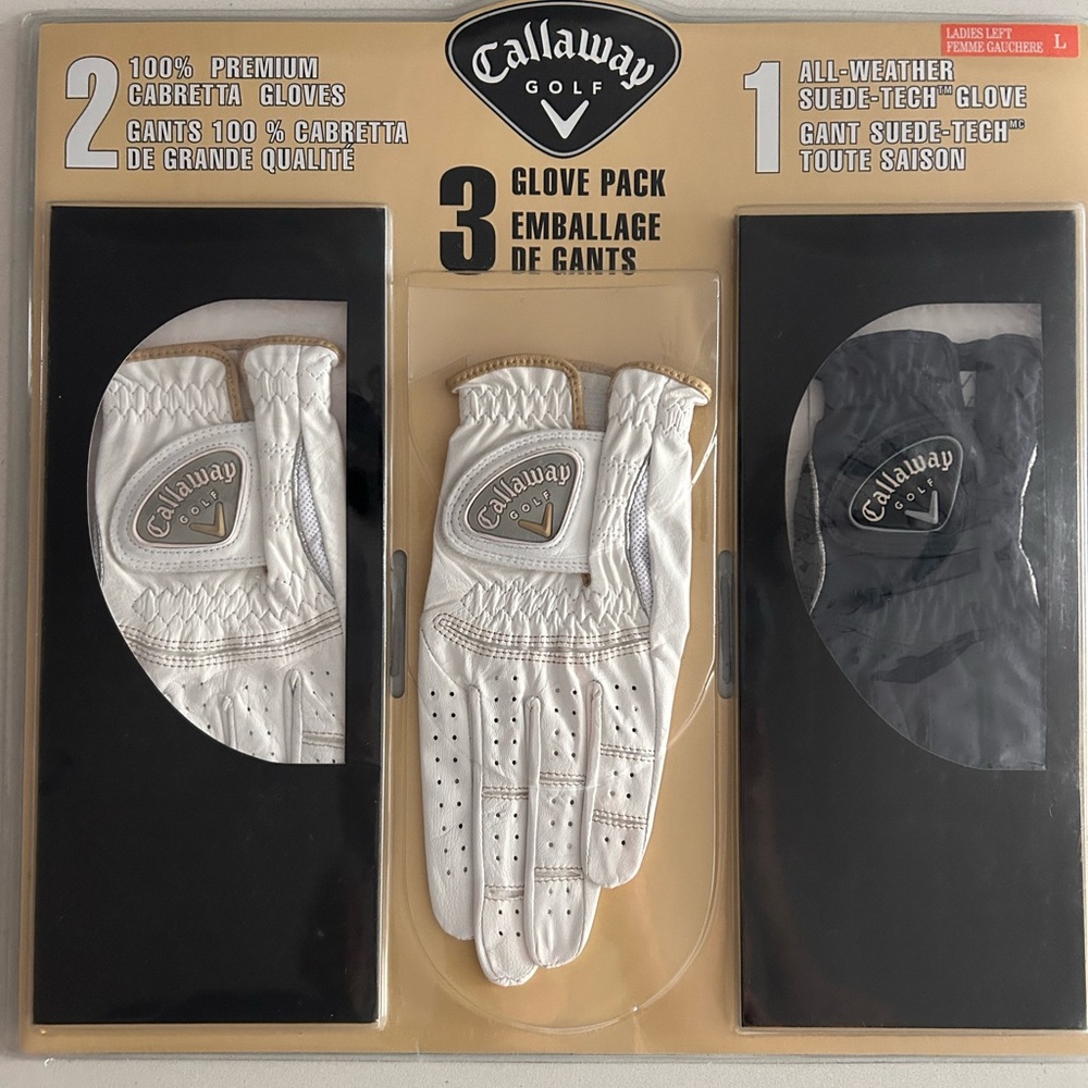Callaway ladies golf glove set